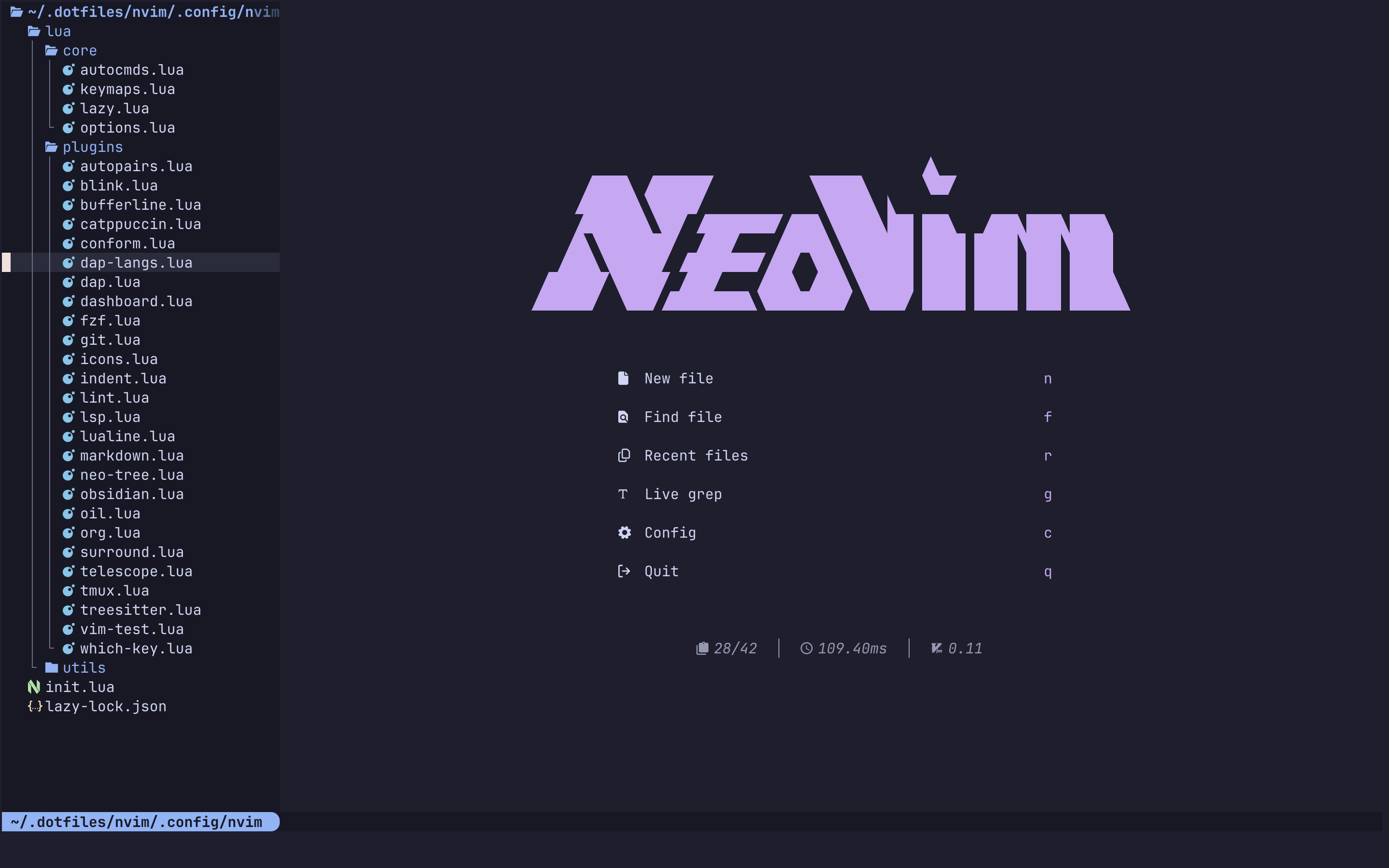Neovim terminal setup